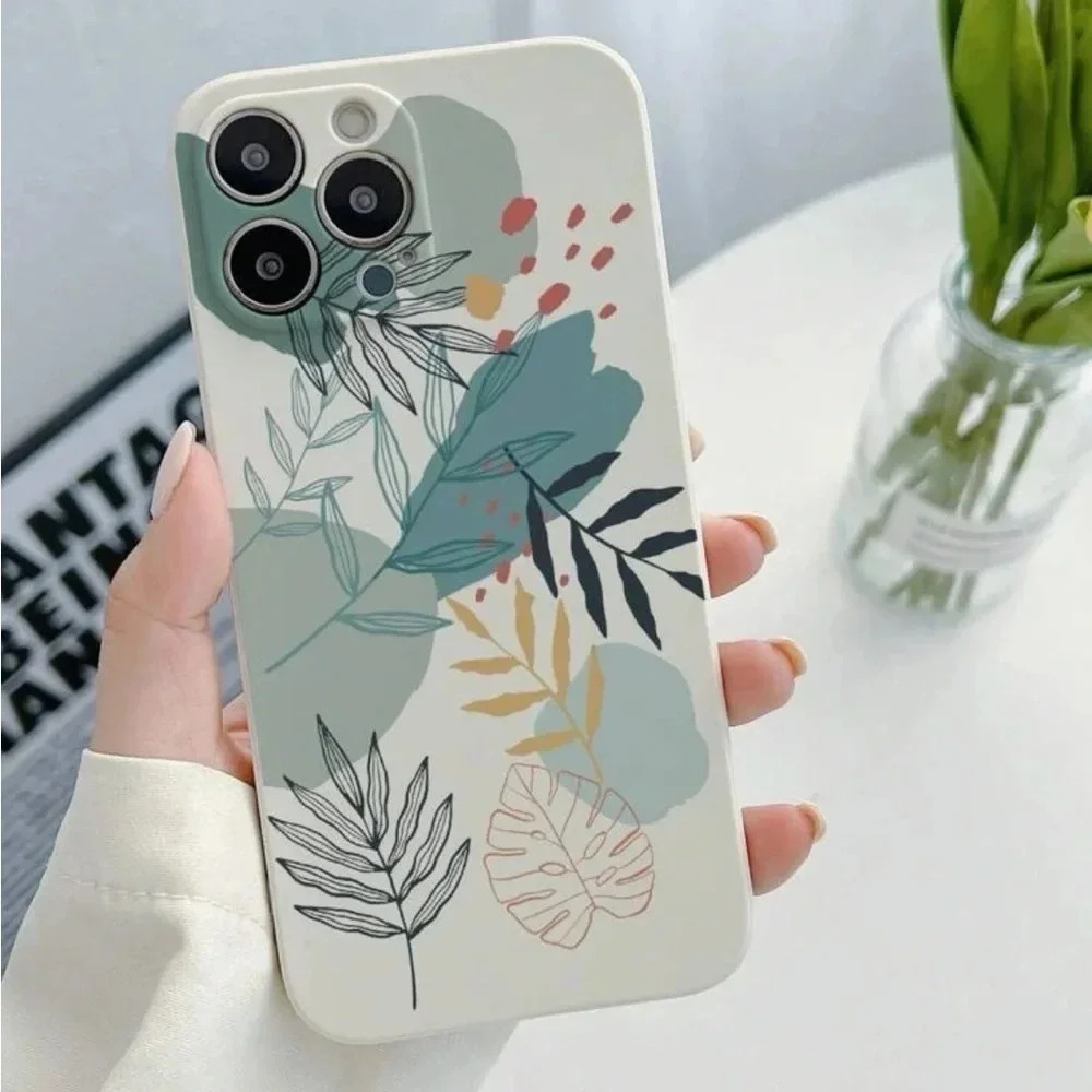 ⚠️Clearance iPhone 12/Pro/Pro Max Leaf Pattern Floral Phone Case
